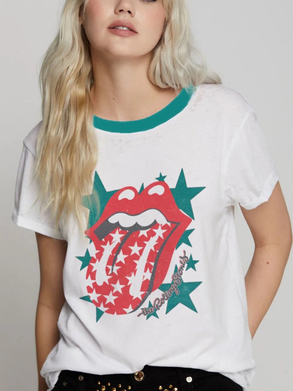 NWT Recycled Karma Rolling Stones T-Shirt - Large